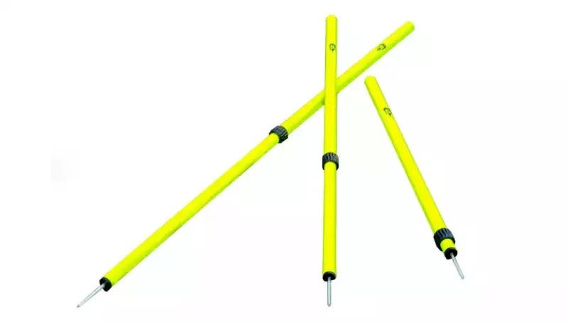 Teleskopische Slalomstangen - 6er-Set