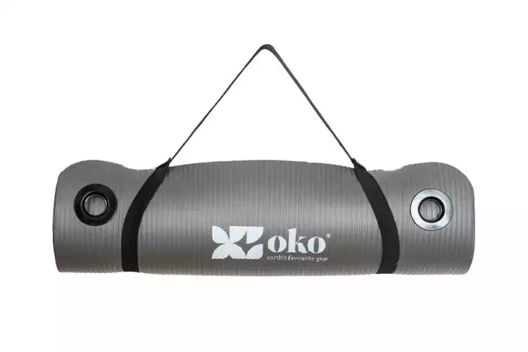 Umweltfreundliche Yogamatte (mit Ösen) - 0.8cm dick