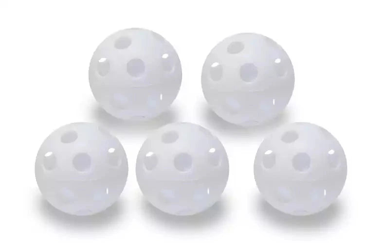 Hockey/Floorball Bälle mit Löchern 5er Pack