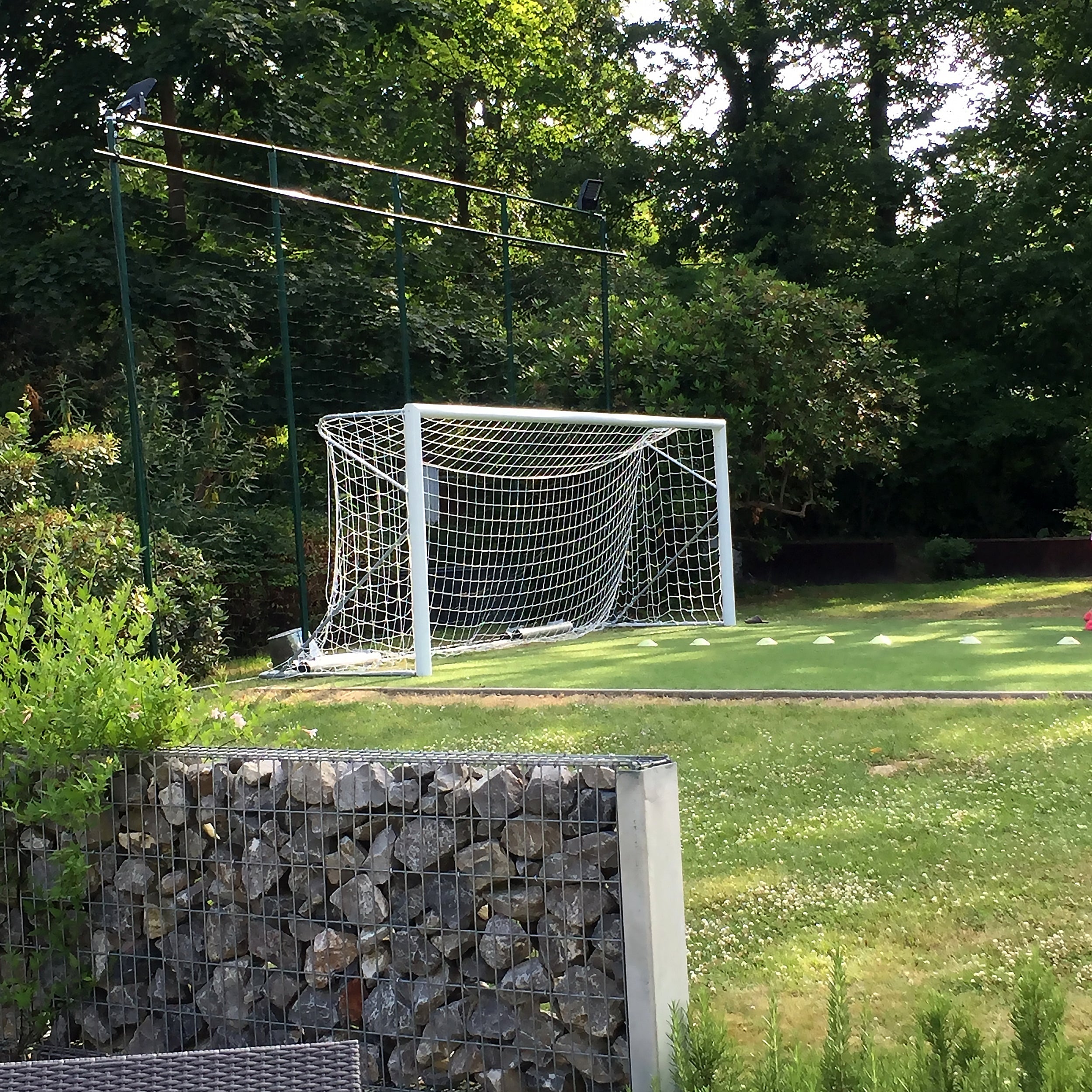 Football net white - 5m x 2m x 1m x 1m - 3mm Powershot