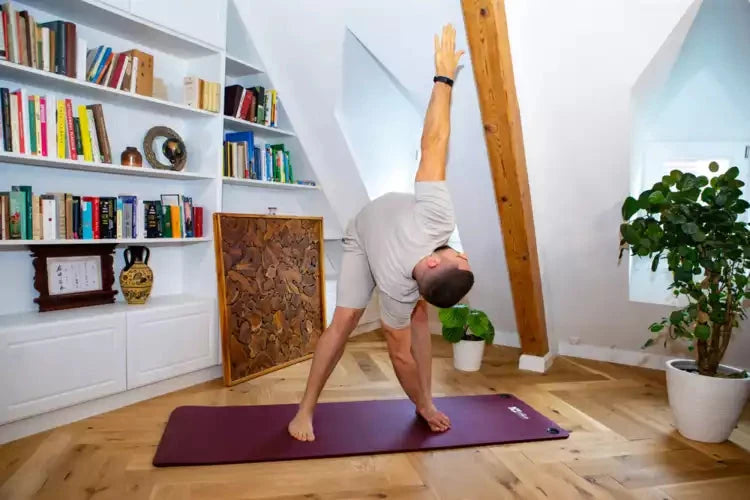 Umweltfreundliche Yogamatte (mit Ösen) - 1.5cm dick