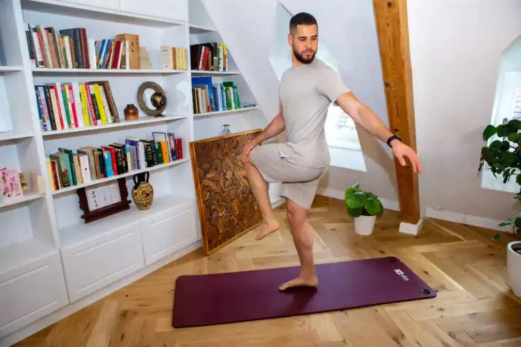 Umweltfreundliche Yogamatte (mit Ösen) - 1.5cm dick