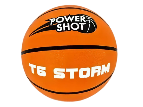 Set of 5 basketballs size 6 with free pump and storage bag Powershot