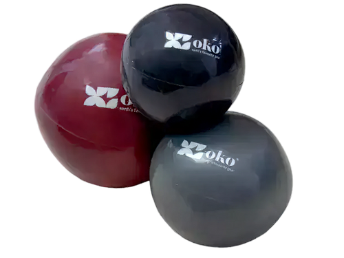 Set of 3 pvc weighted balls Oko