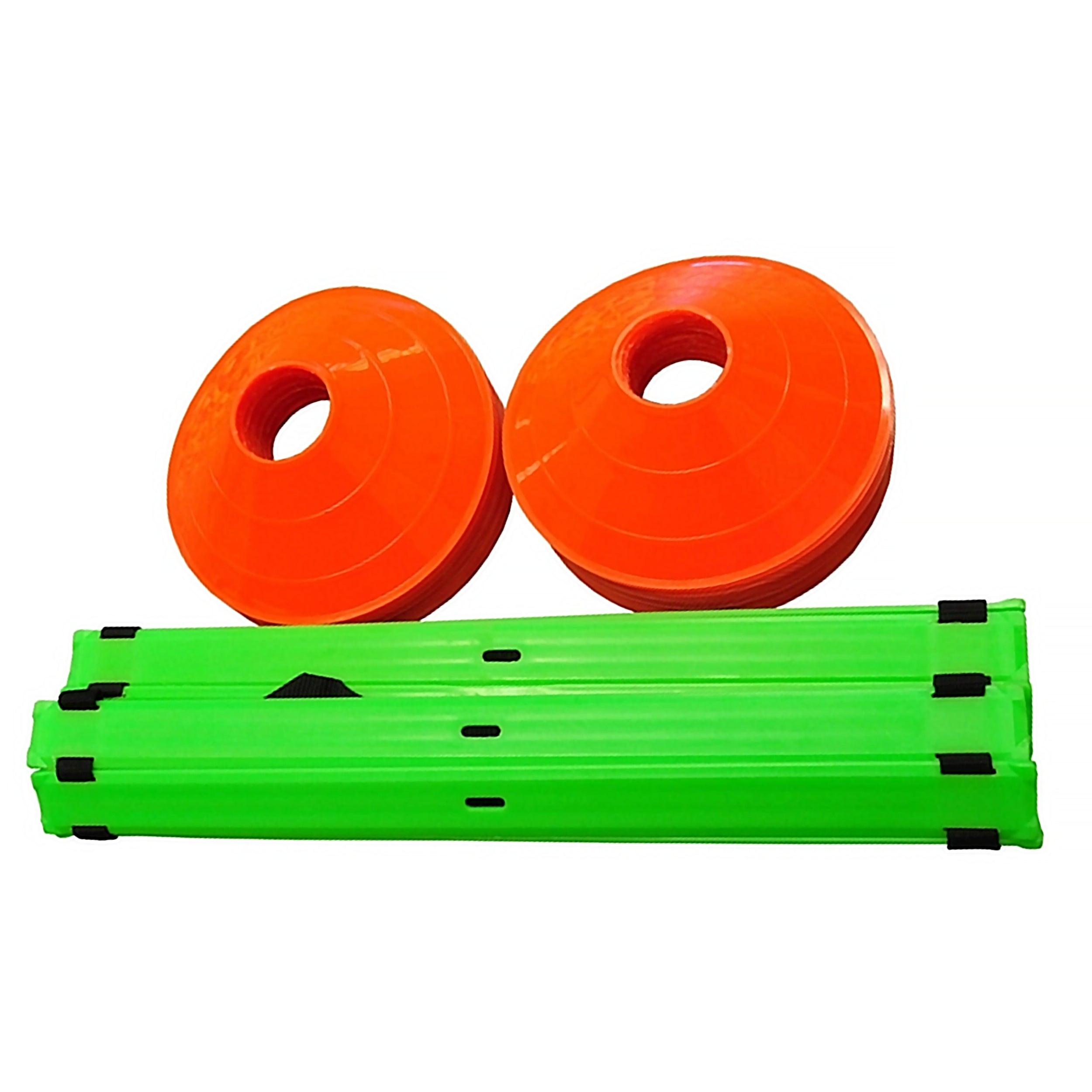 Agility-Kit: 4-Meter-Leiter + 50 Kegel