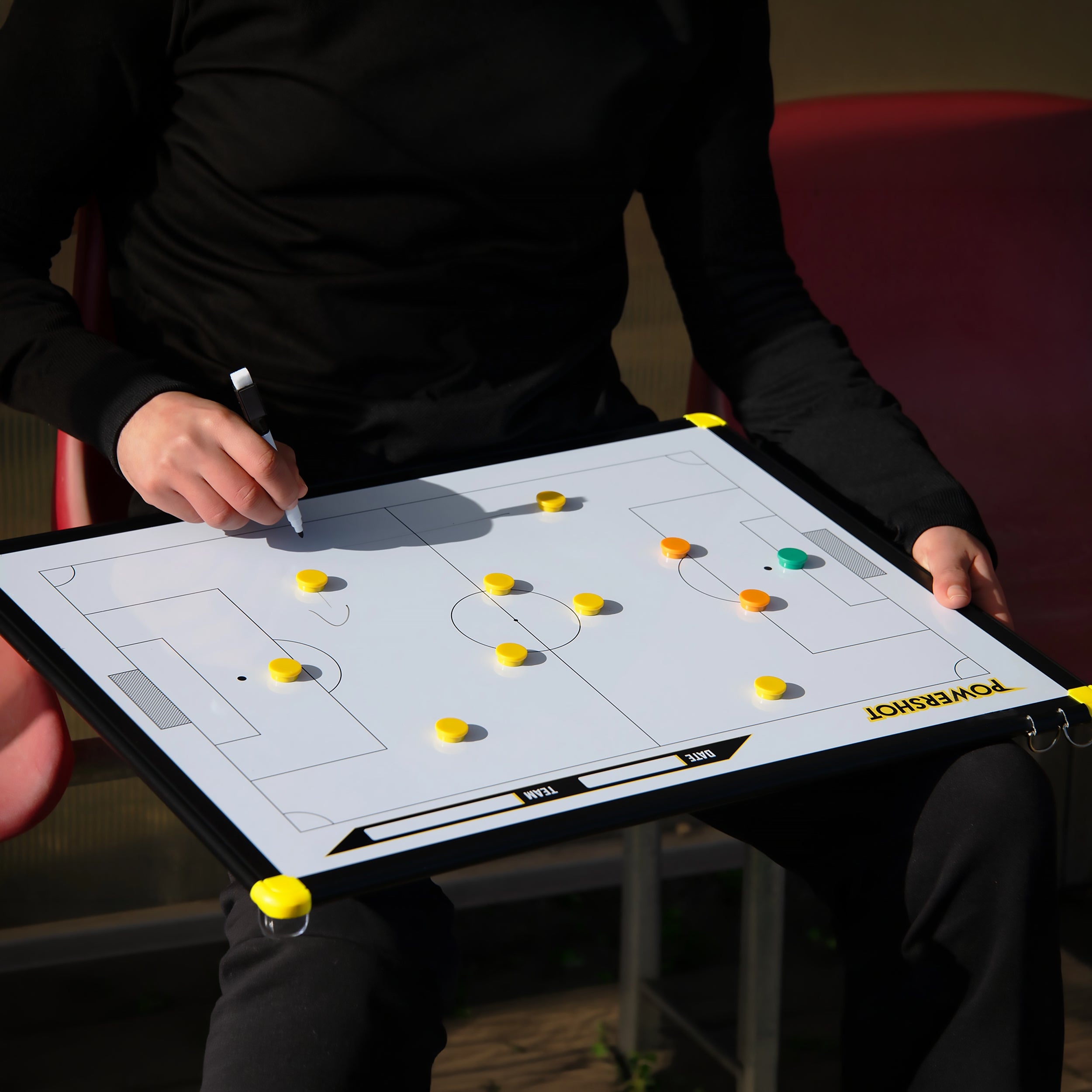 Magnetische Fußball-Taktiktafel – 60 cm x 45 cm + Tasche