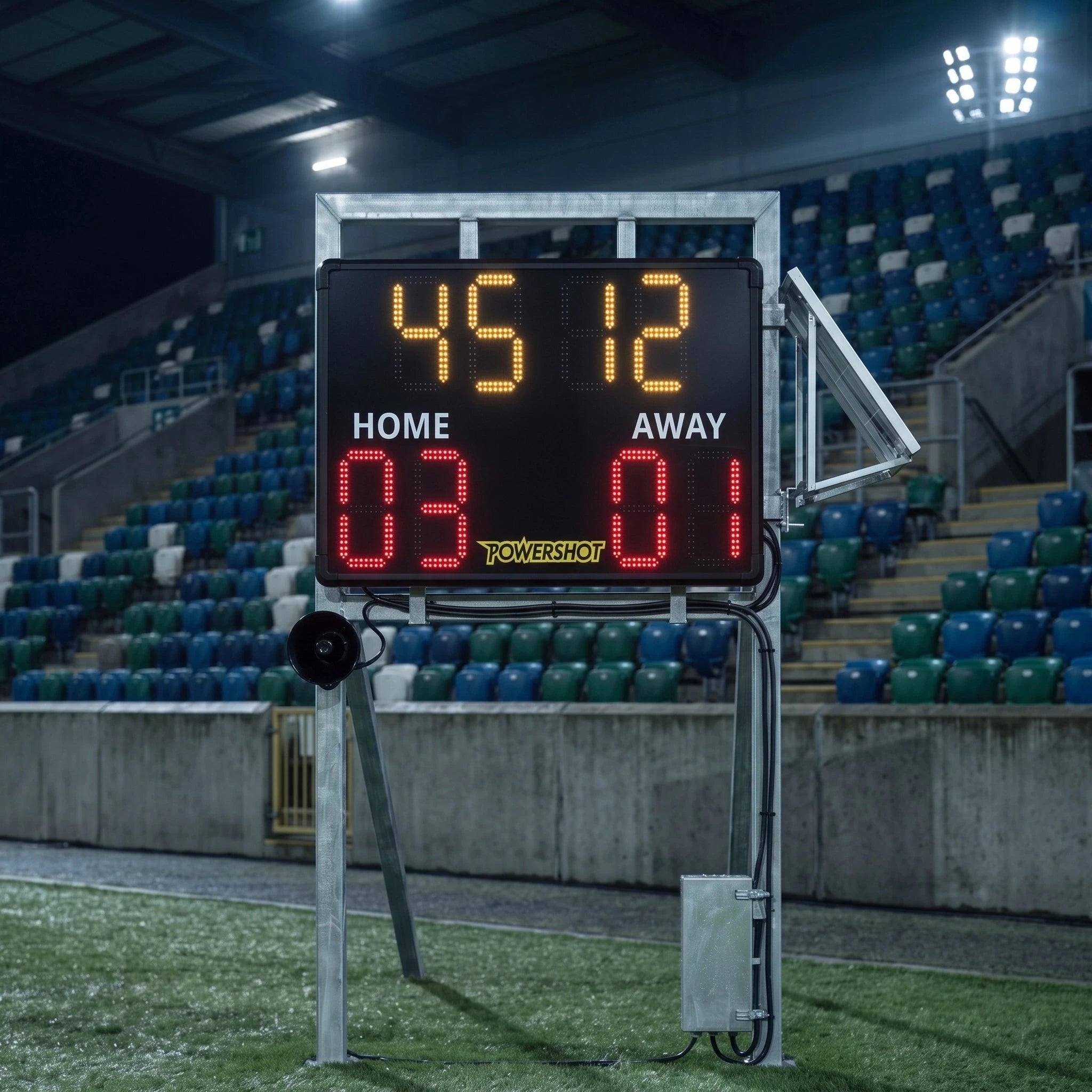 Innovative Outdoor-Fußball-Anzeigetafel – 110 cm x 70 cm x 7 cm