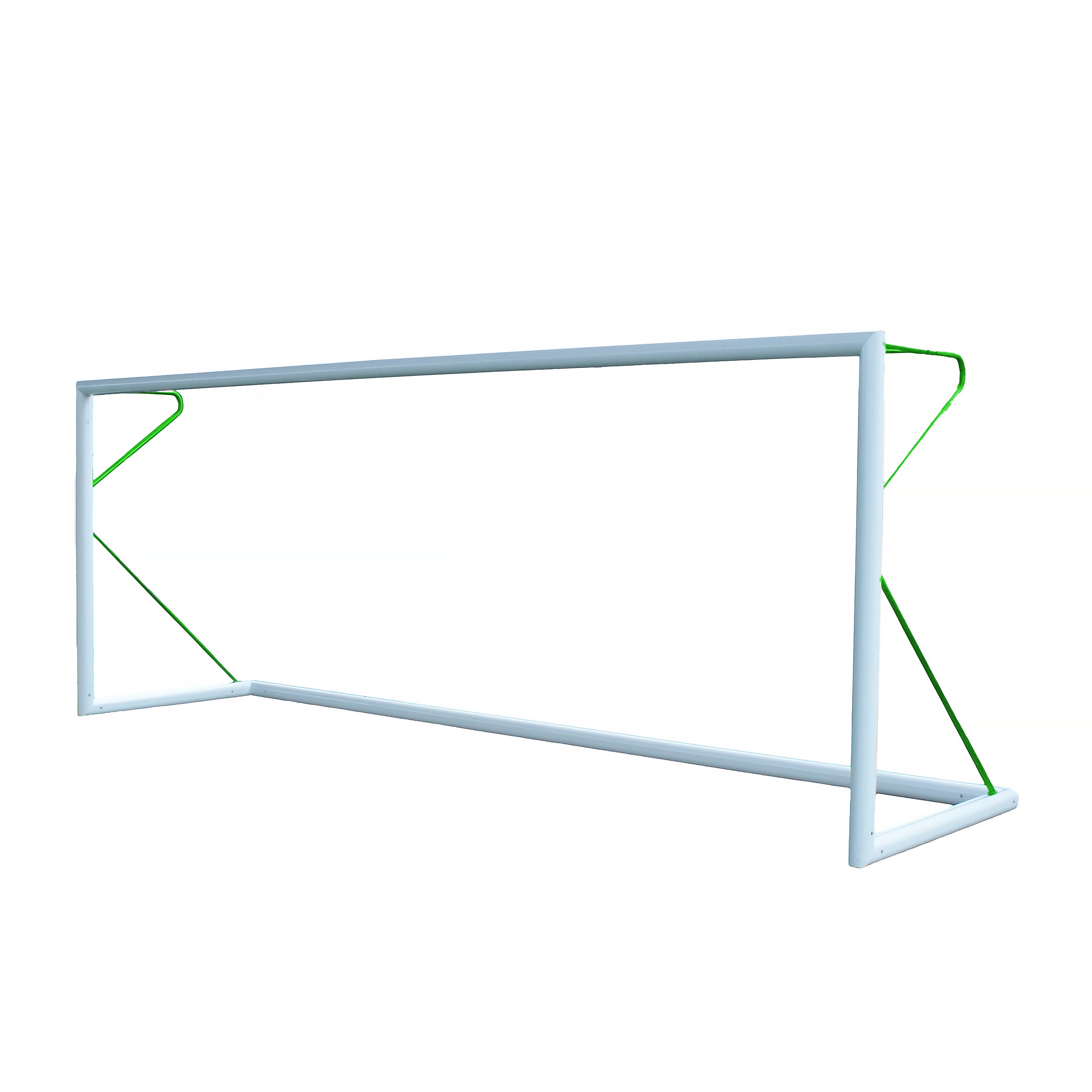 8 a side football goal transportable aluminium - 6 m x 2.1 m Ø80 mm Powershot