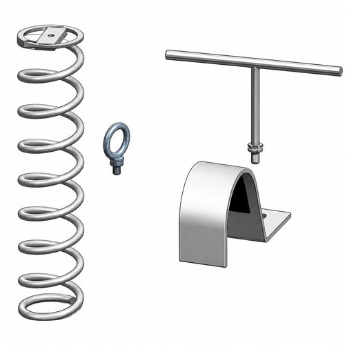 Spiral Steel Ground Anchor for Portable Football Goals Powershot