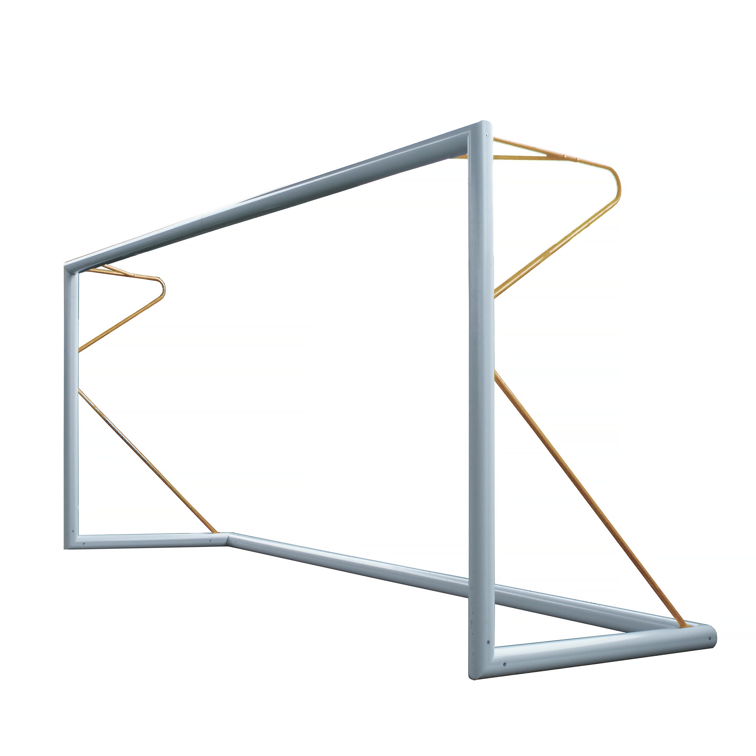 8-a-side football goal transportable aluminium - 5m x 2m - Ø80 mm Powershot