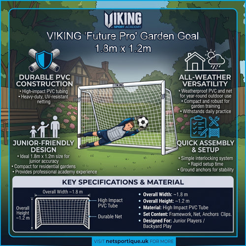 Professionelles Garten-Fußballtor – 1,8 m x 1,2 m