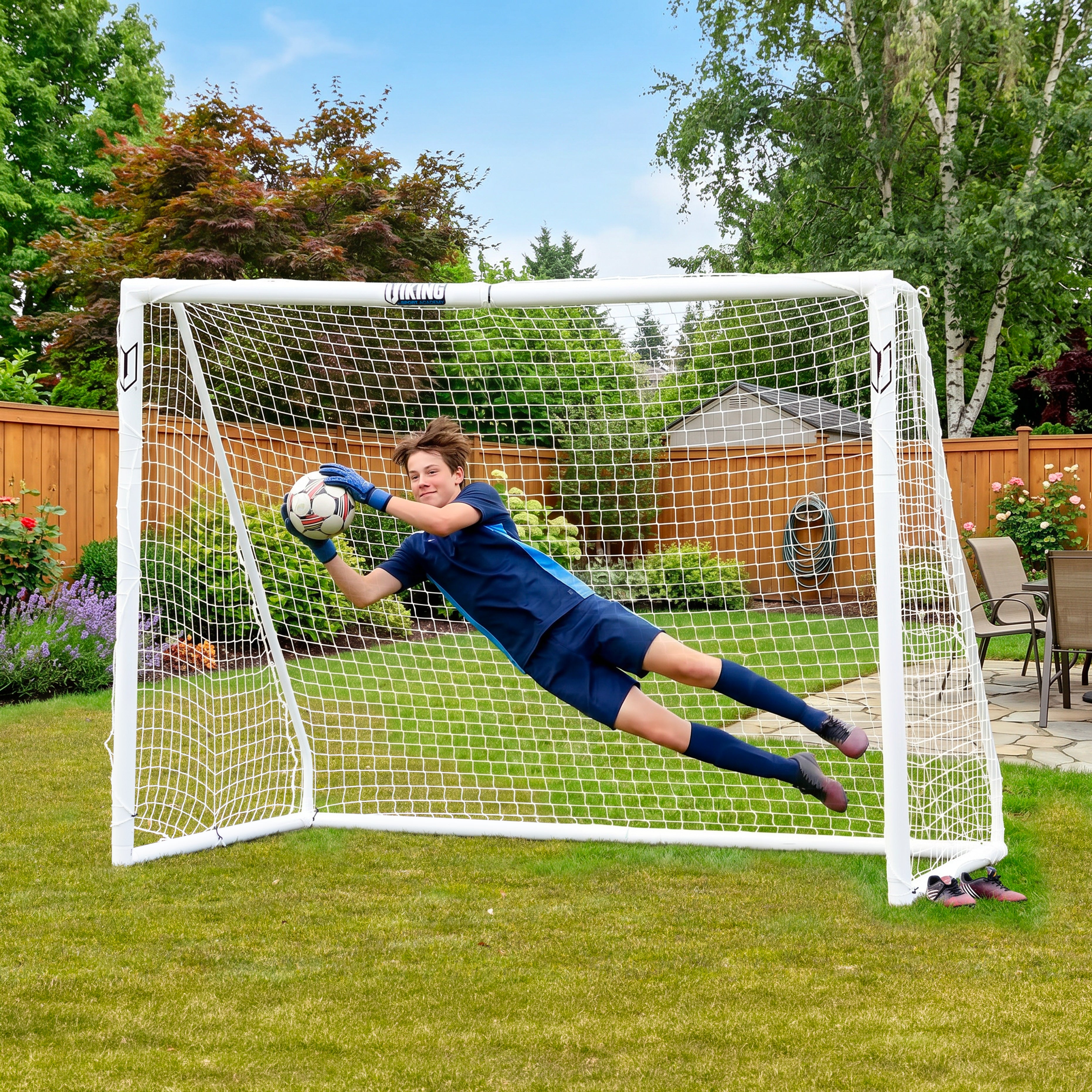 Netsportique Gartentor - 2,4 m x 1,8 m