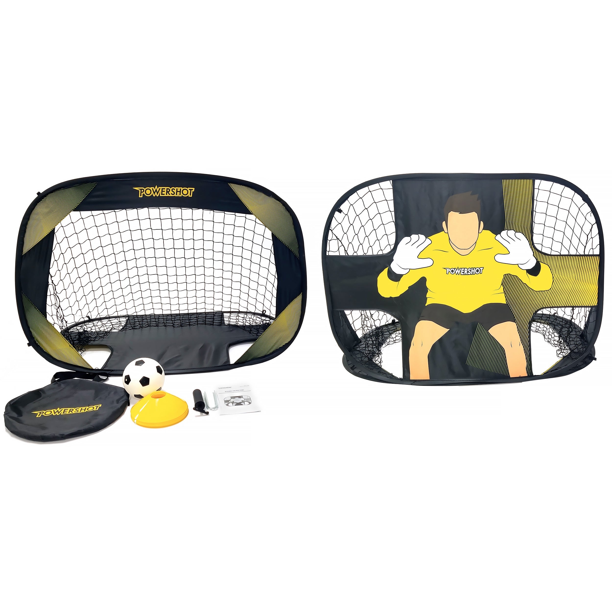 2 in 1 football goal - 110cm x 80cm Powershot