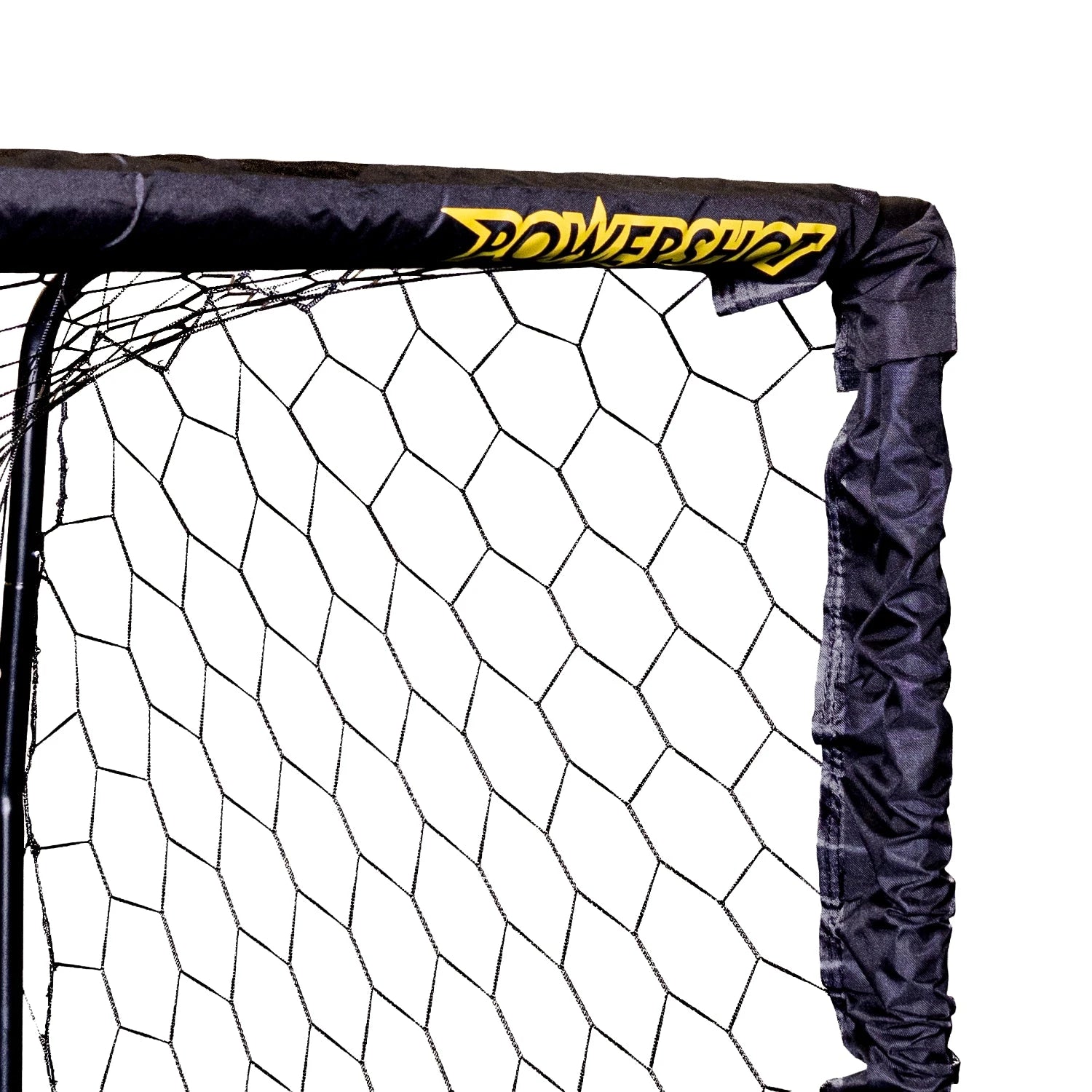 Black steel football goal - 3m x 2m Powershot