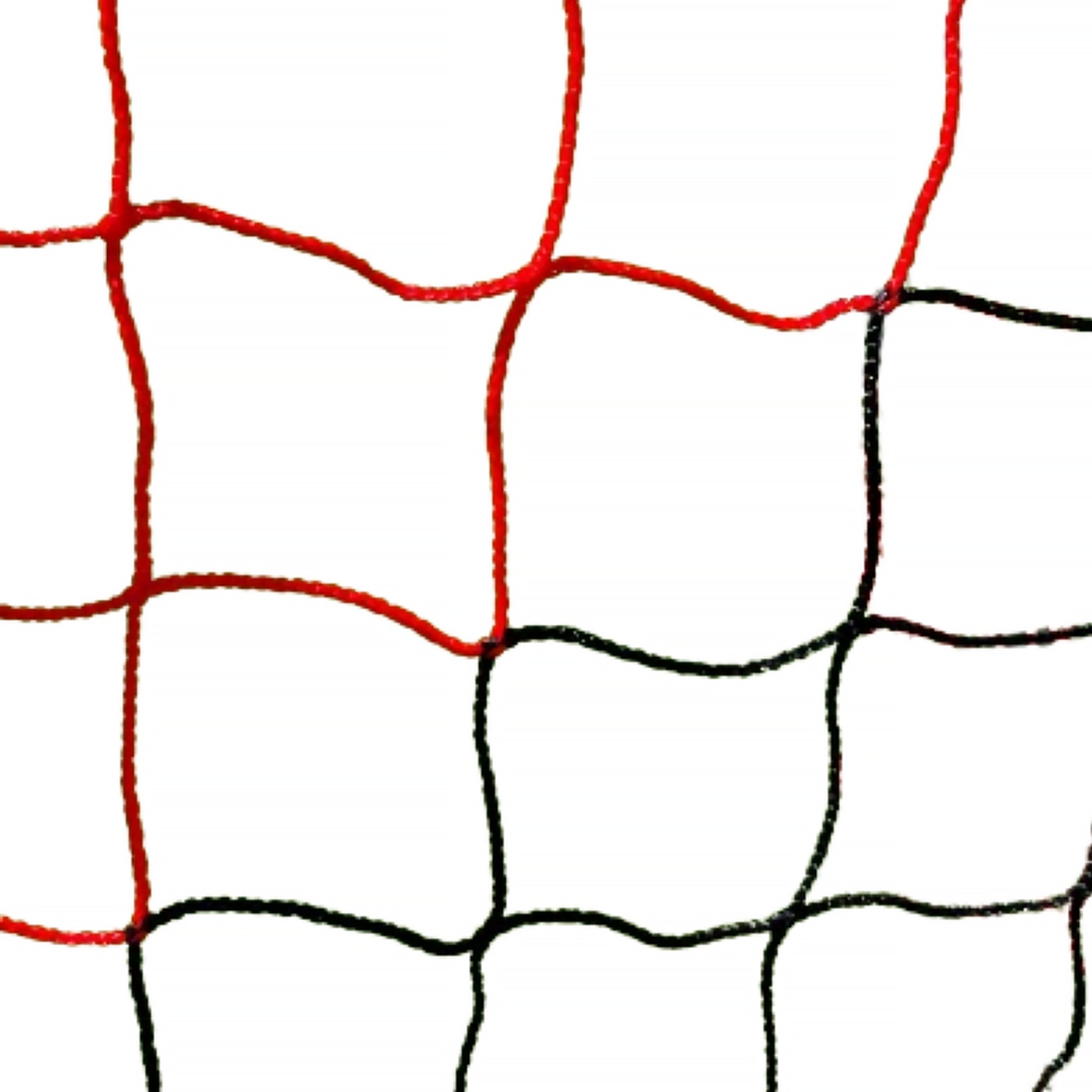 Football net black/red - 7.32m x 2.44m x 0.8m x 2m Powershot
