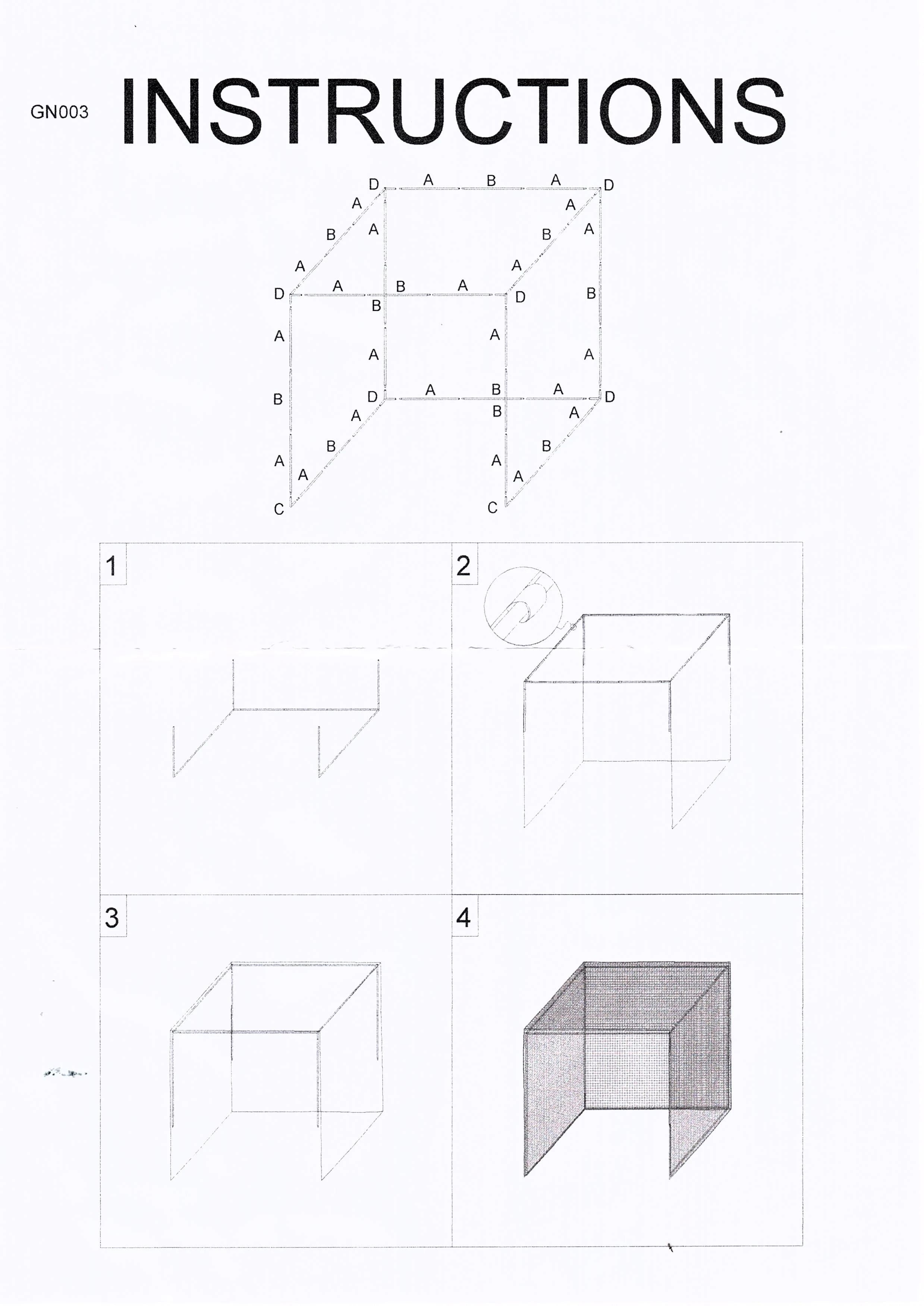 Golfkäfig 3 x 3 x 3 m - Inklusive Zielscheibe/Schaumstoff/Schutzweste.