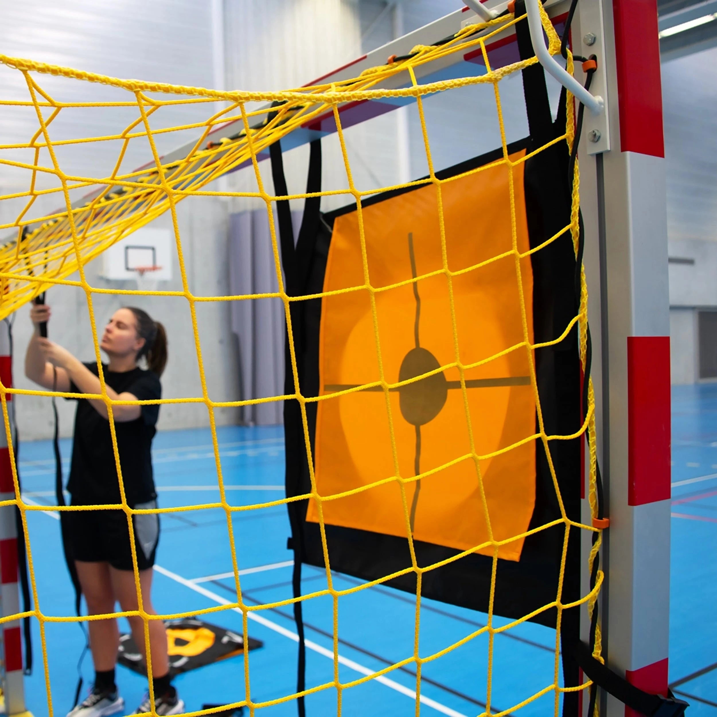 Lot von 2 Paar Handballzielscheiben