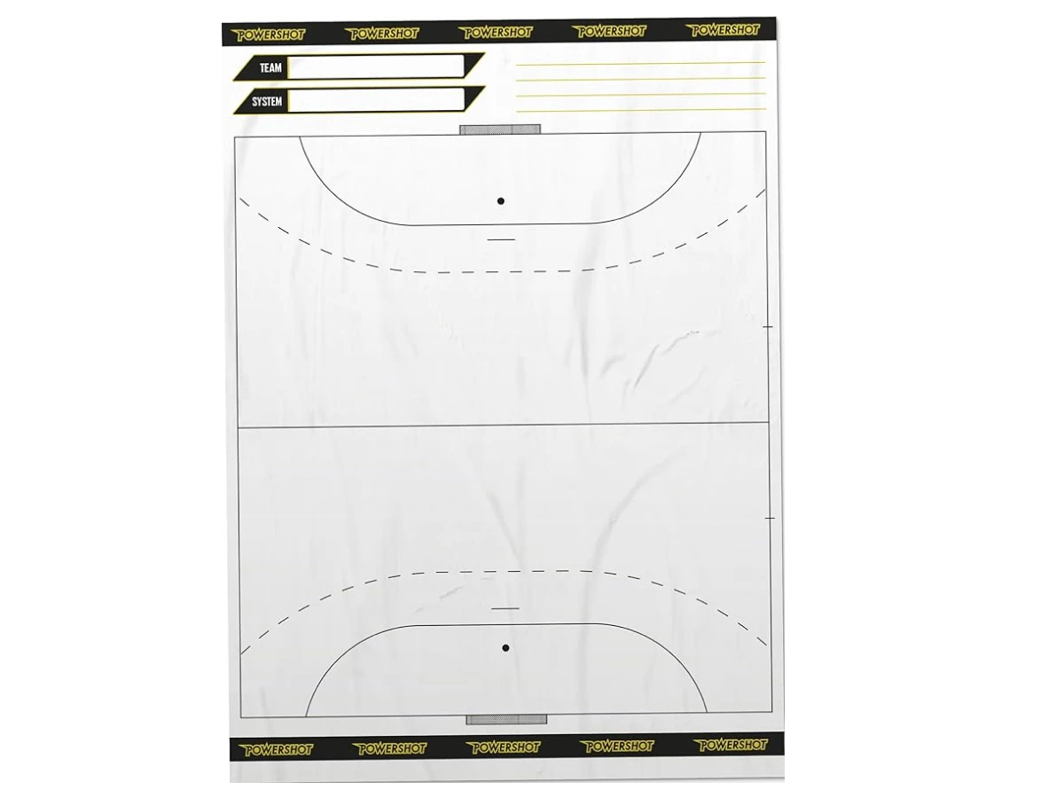 Rolle taktische Handballfolien - Ganzes Spielfeld