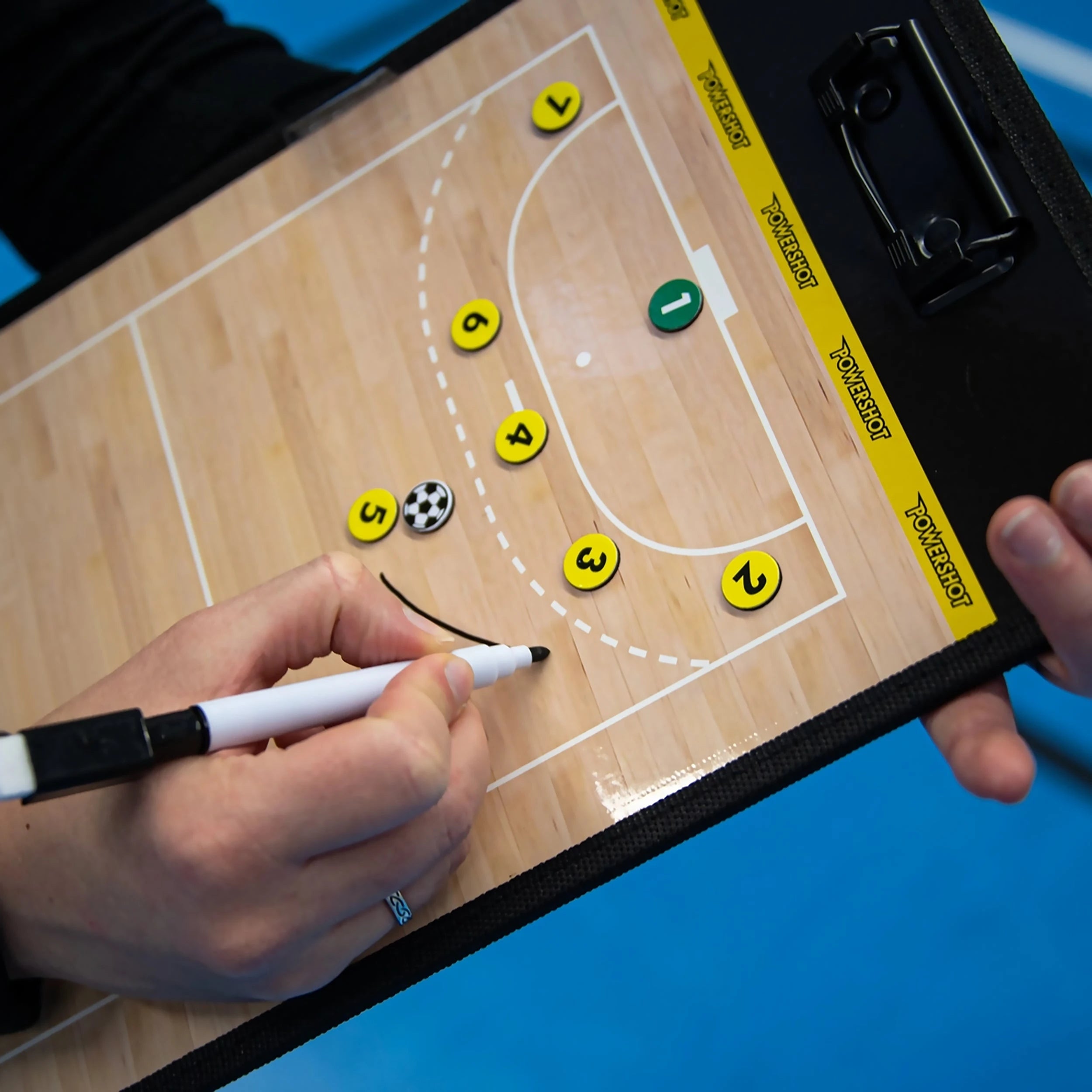 Magnetische Taktiktafel 35 x 20 cm - Handball