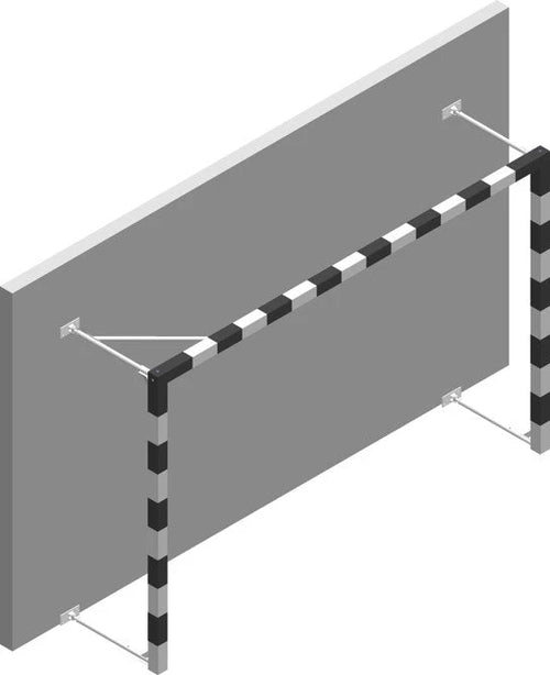 Klappbares Handballtor aus Aluminium