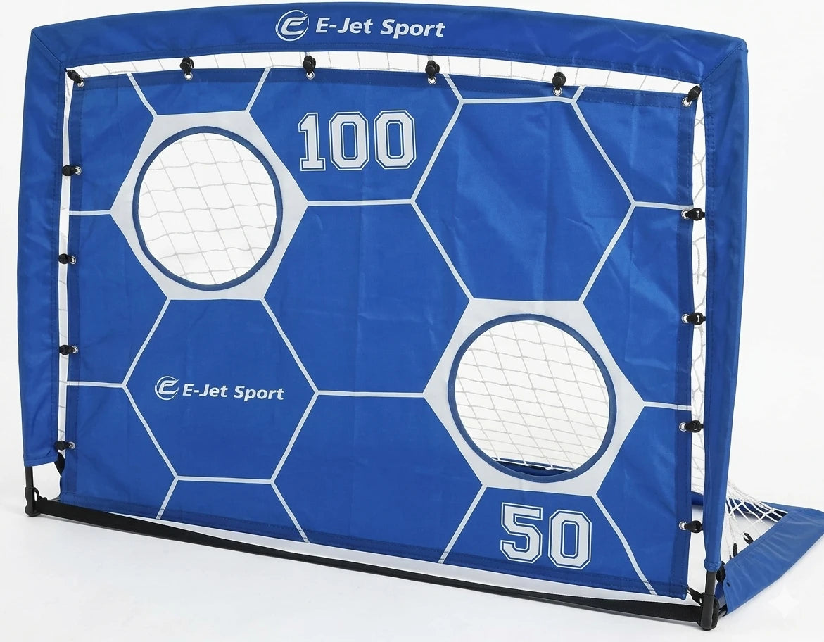 Schnelles 2-in-1-Soccertor mit Fußball-Trainingsziel