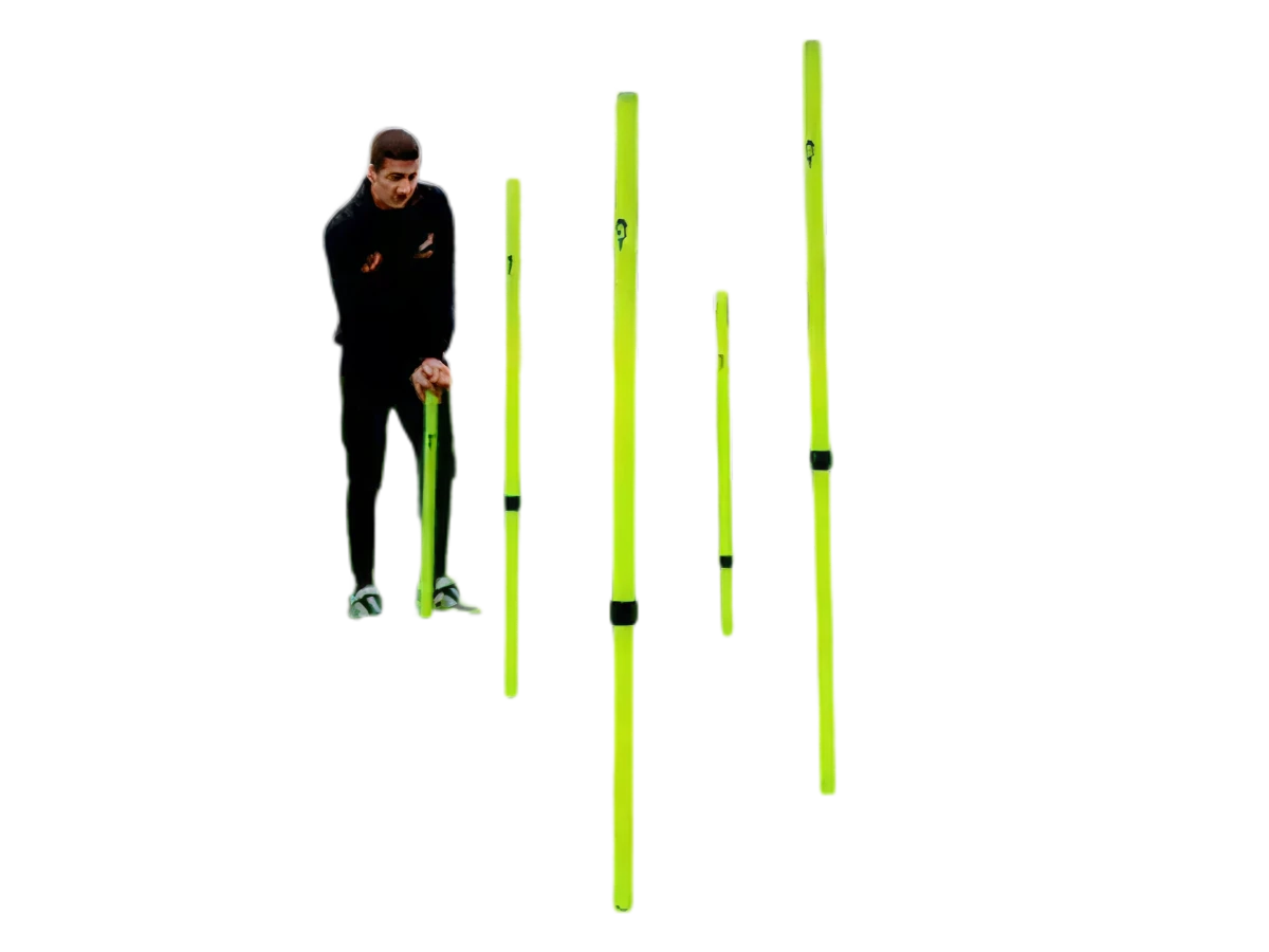 Slalomstange teleskopisch - 1 Stück - 91 bis 172 cm