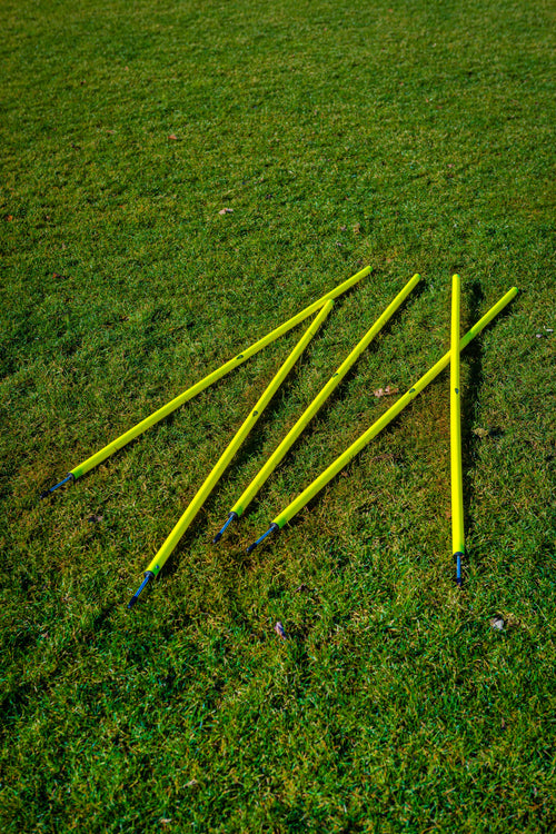 5er Set Slalomstangen 172cm - 34 mm Ø