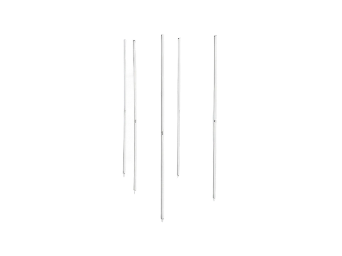 5er Set Slalomstangen 172cm - 34 mm Ø