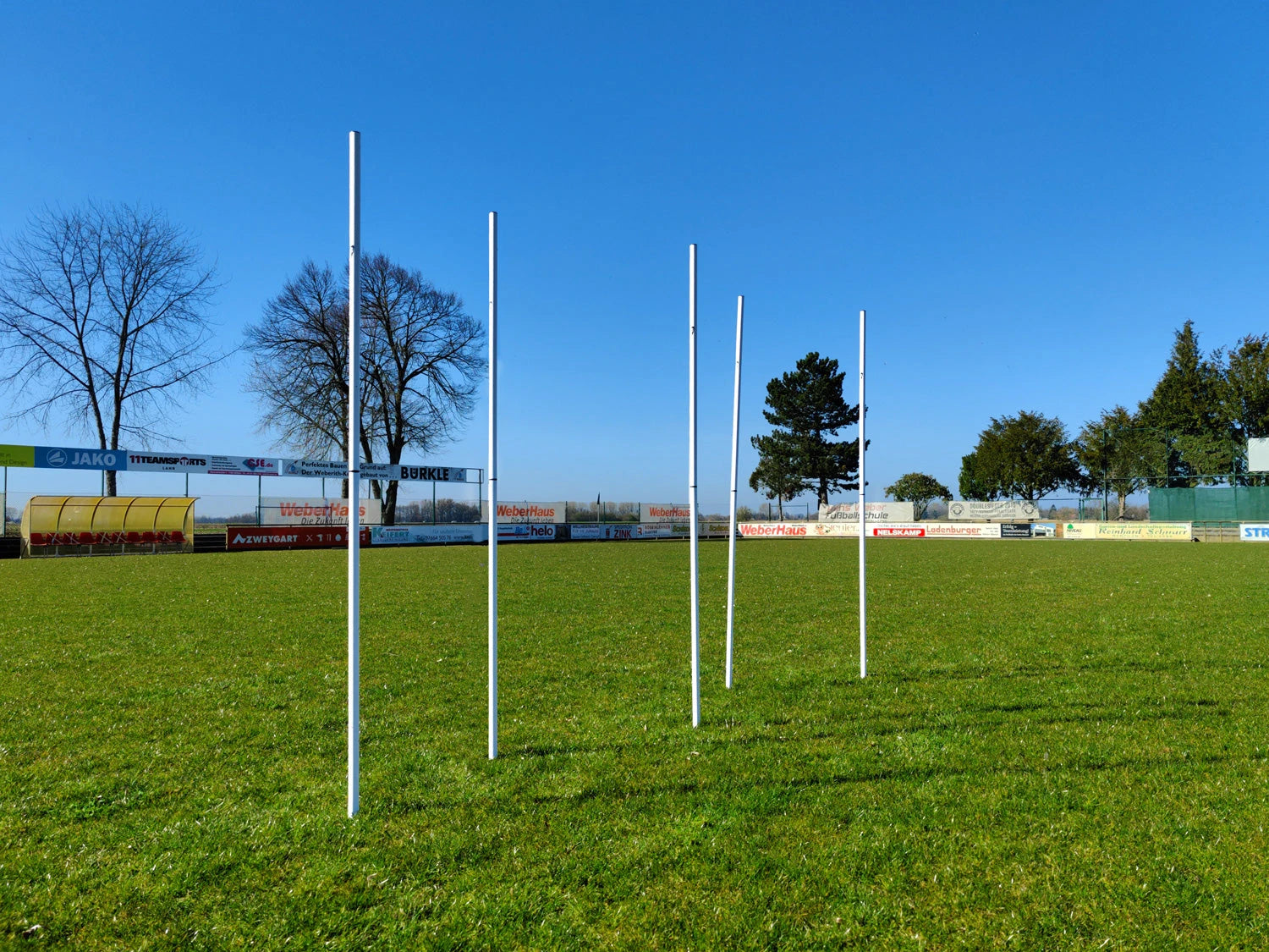 5er Set Slalomstangen 172cm - 34 mm Ø