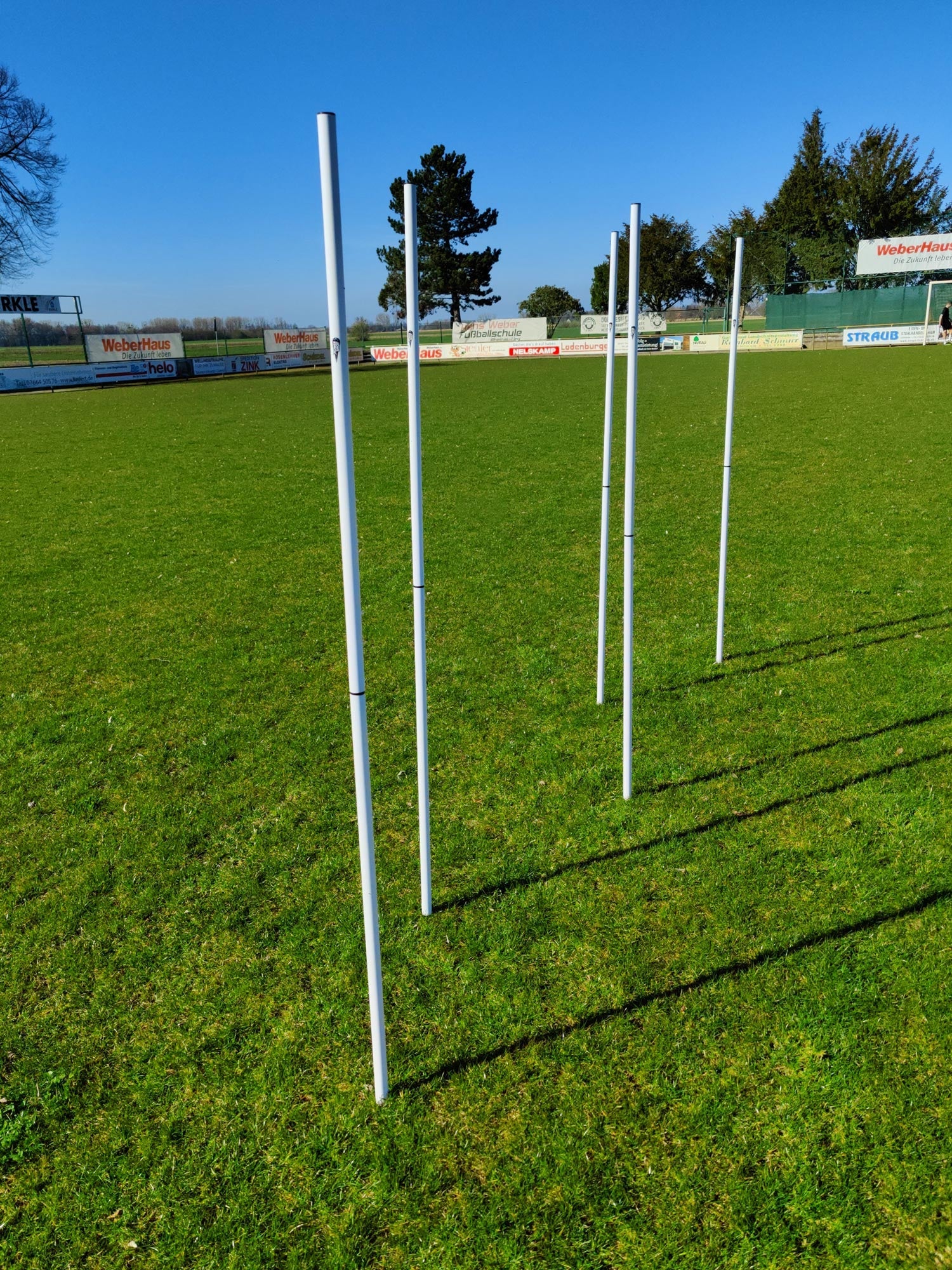 5er Set Slalomstangen 172cm - 34 mm Ø