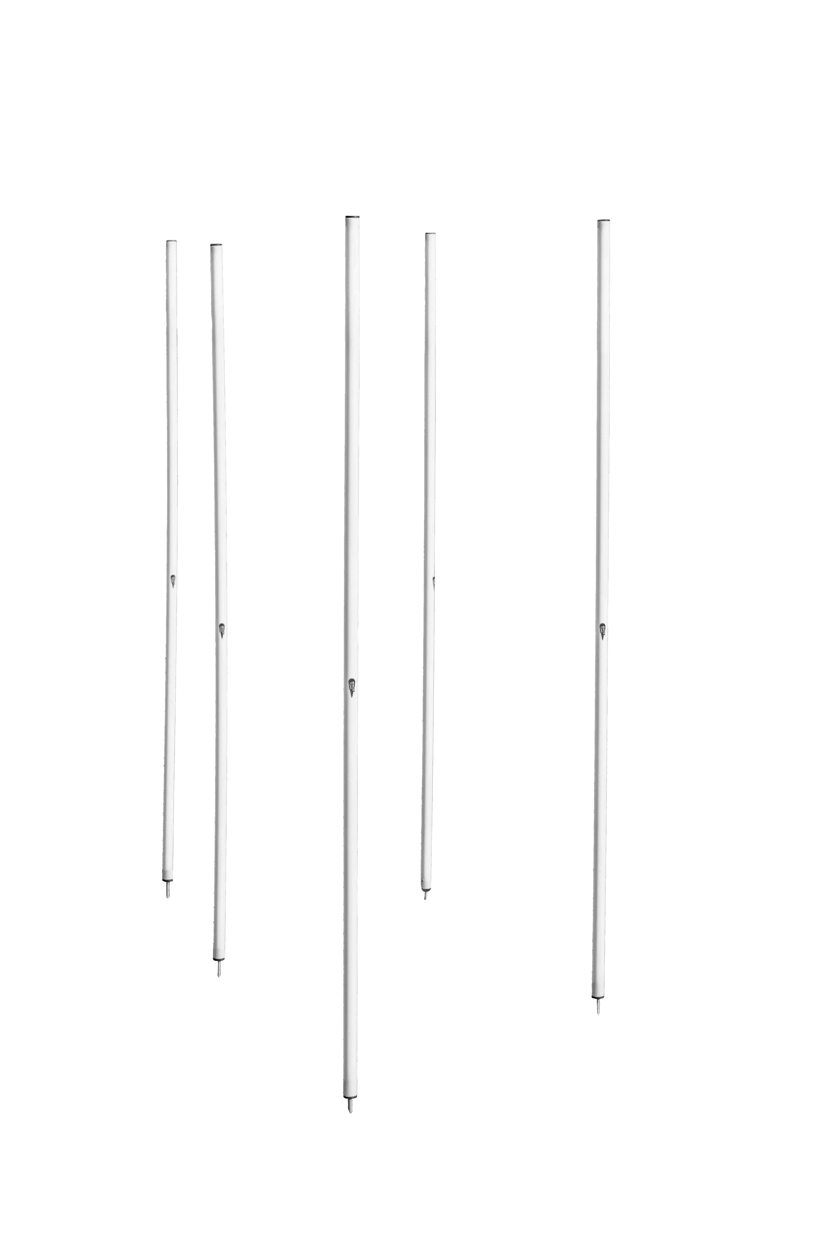 5er Set Slalomstangen 172cm - 34 mm Ø