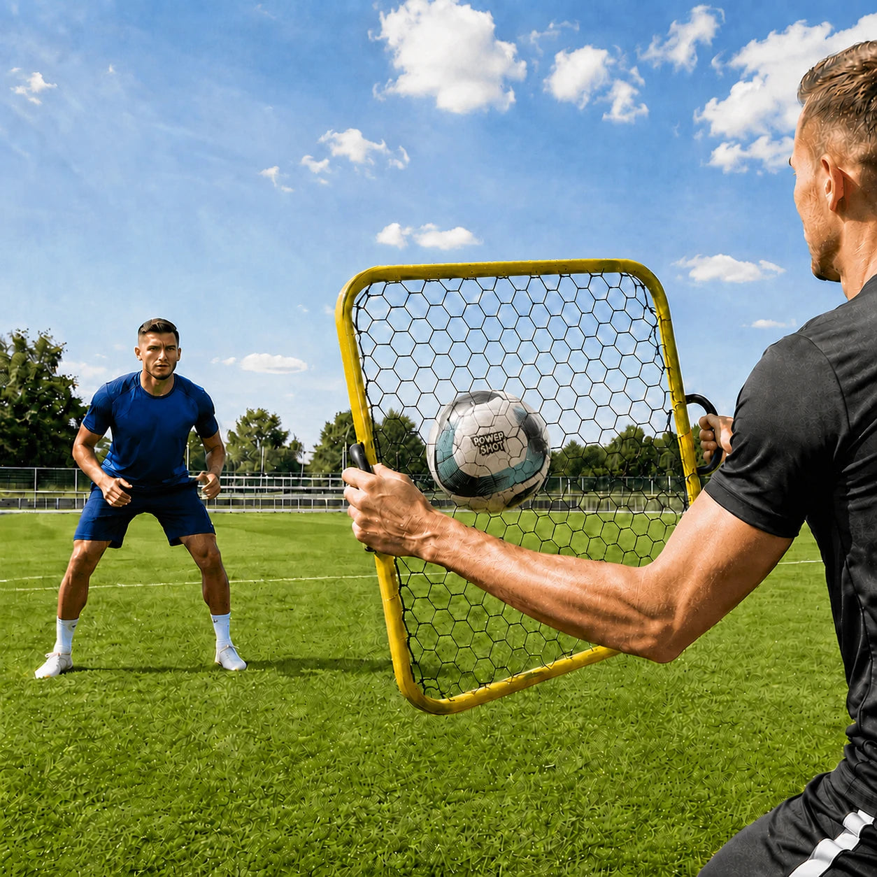 Multisport-Rückprallnetz - Perfekt, um alleine zu trainieren
