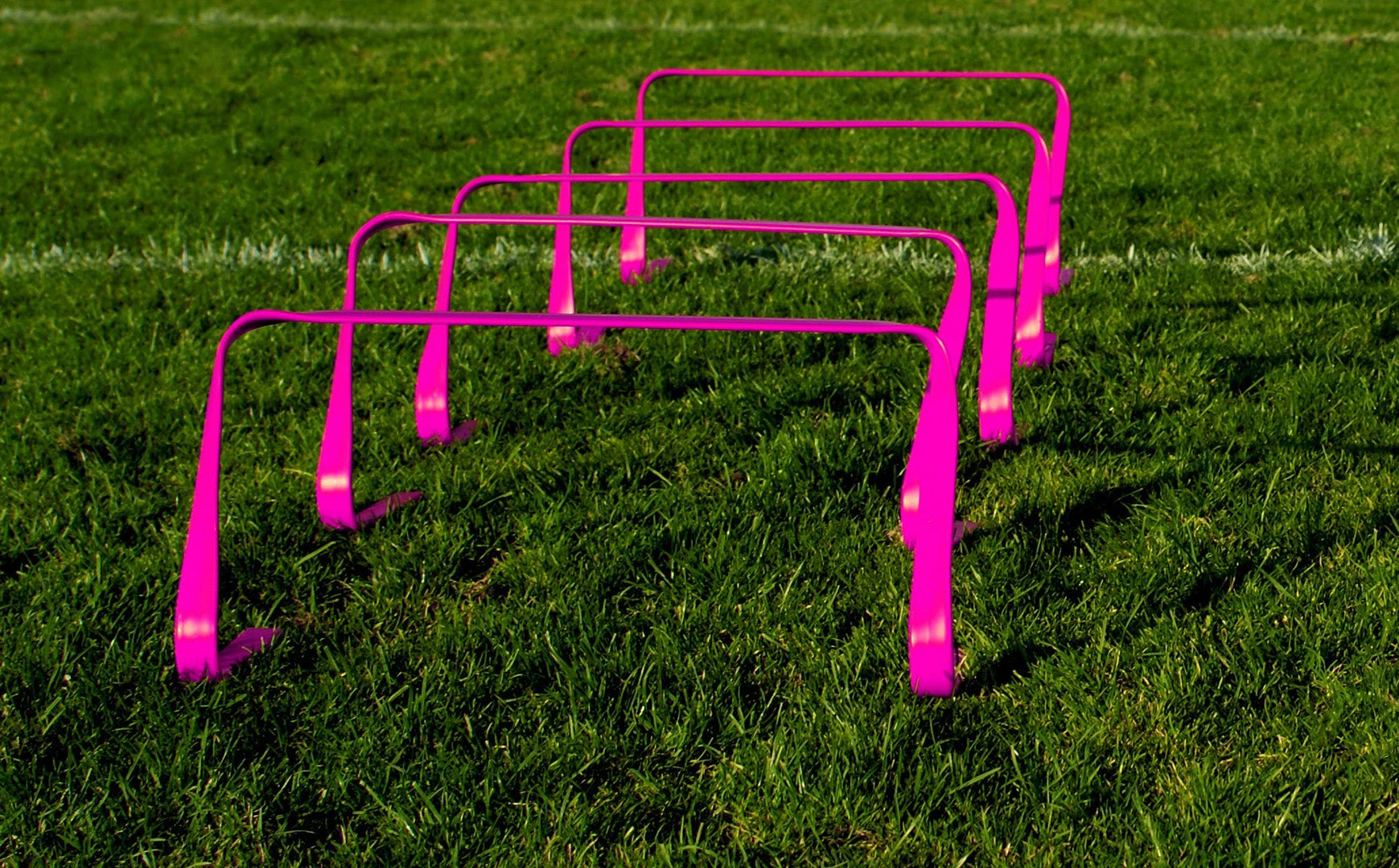 Flat hurdle 9" red