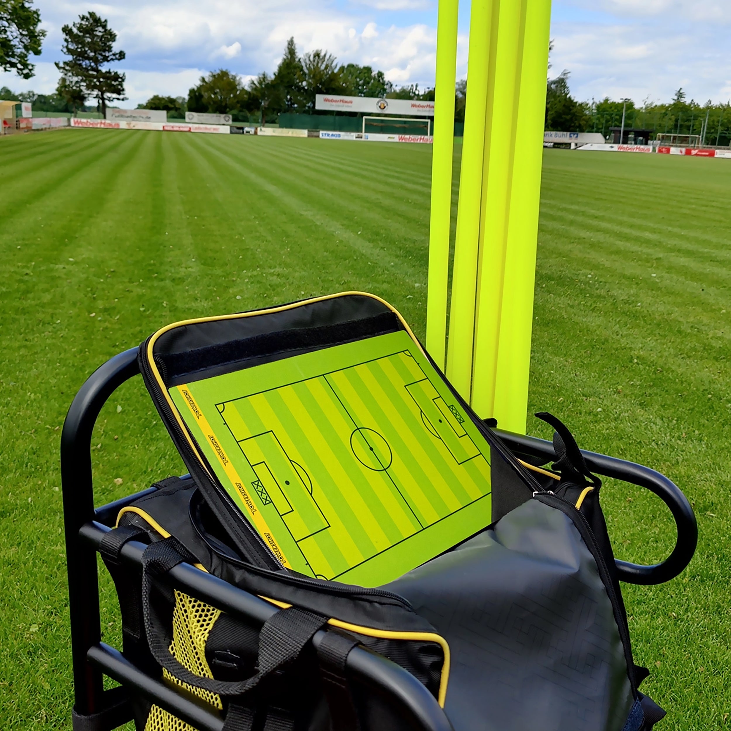 Multisport equipment cart with tactical board Powershot