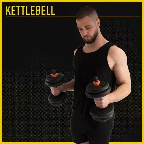 Komplettes Bodybuilding-Set 15kg - Das Wichtigste zum Muskelaufbau