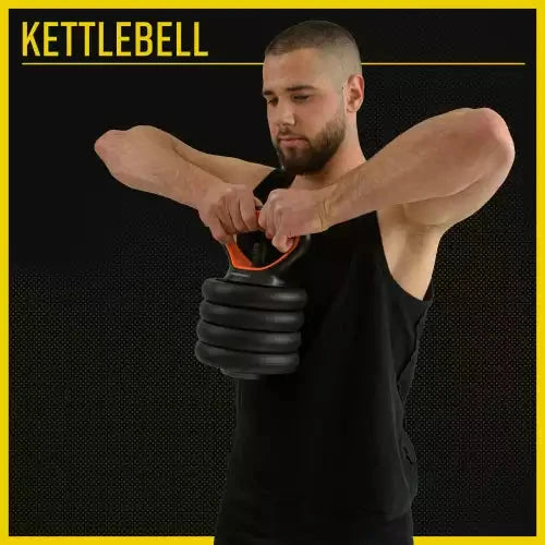 Komplettes Bodybuilding-Set 15kg - Das Wichtigste zum Muskelaufbau