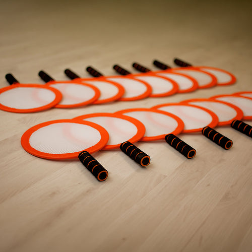 12 Mini-Tennisschläger - Perfekt für Schulen und Kommunen