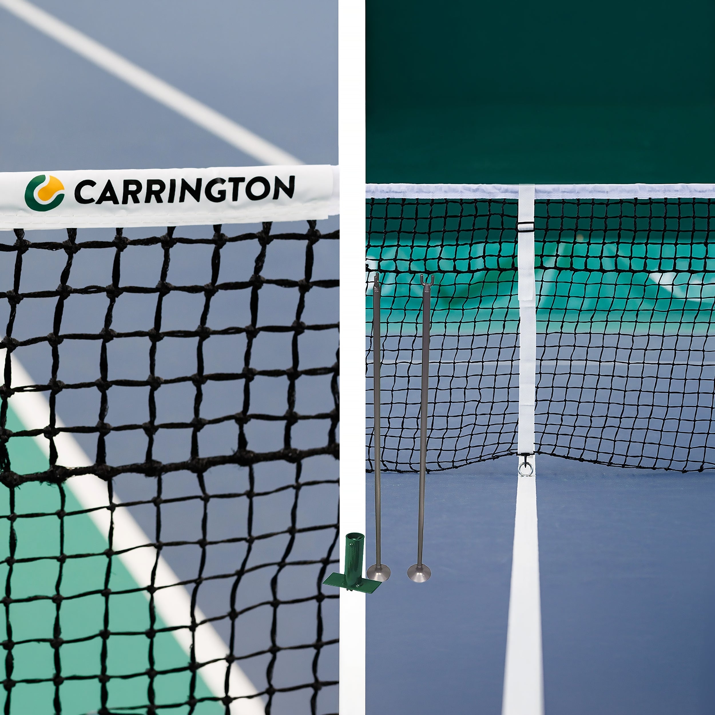 Tennisnetz-Set für Hartplätze