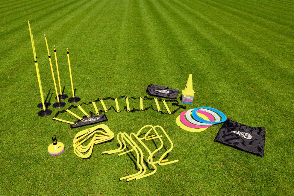 Trainingspaket Pro - Schalen, flache Reifen, Mini-Hürden...