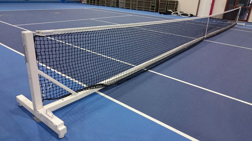Tennisanlage PROFI aus Stahl - transportabel - 12,80m