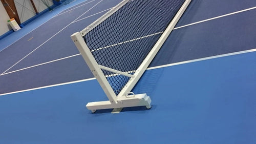 Tennisanlage PROFI aus Stahl - transportabel - 12,80m