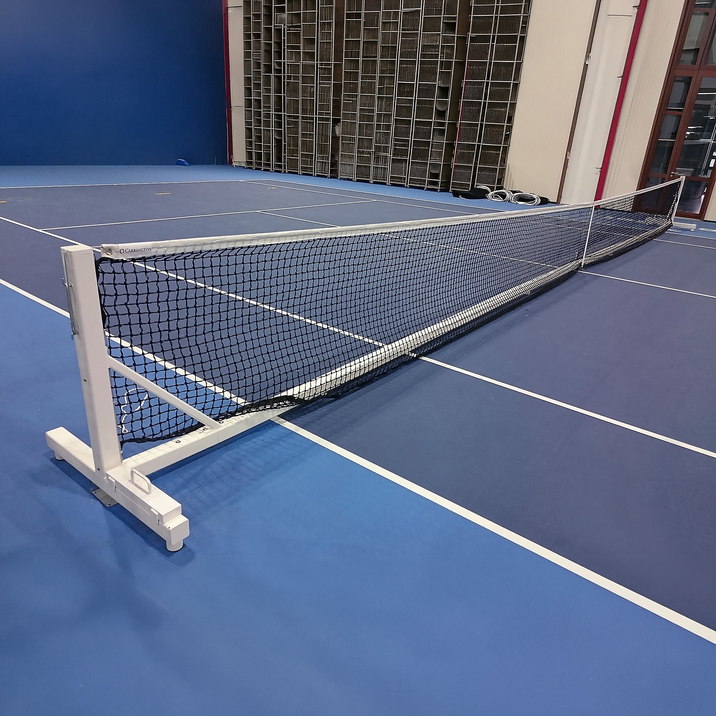 Tennisanlage PROFI aus Stahl - transportabel - 12,80m