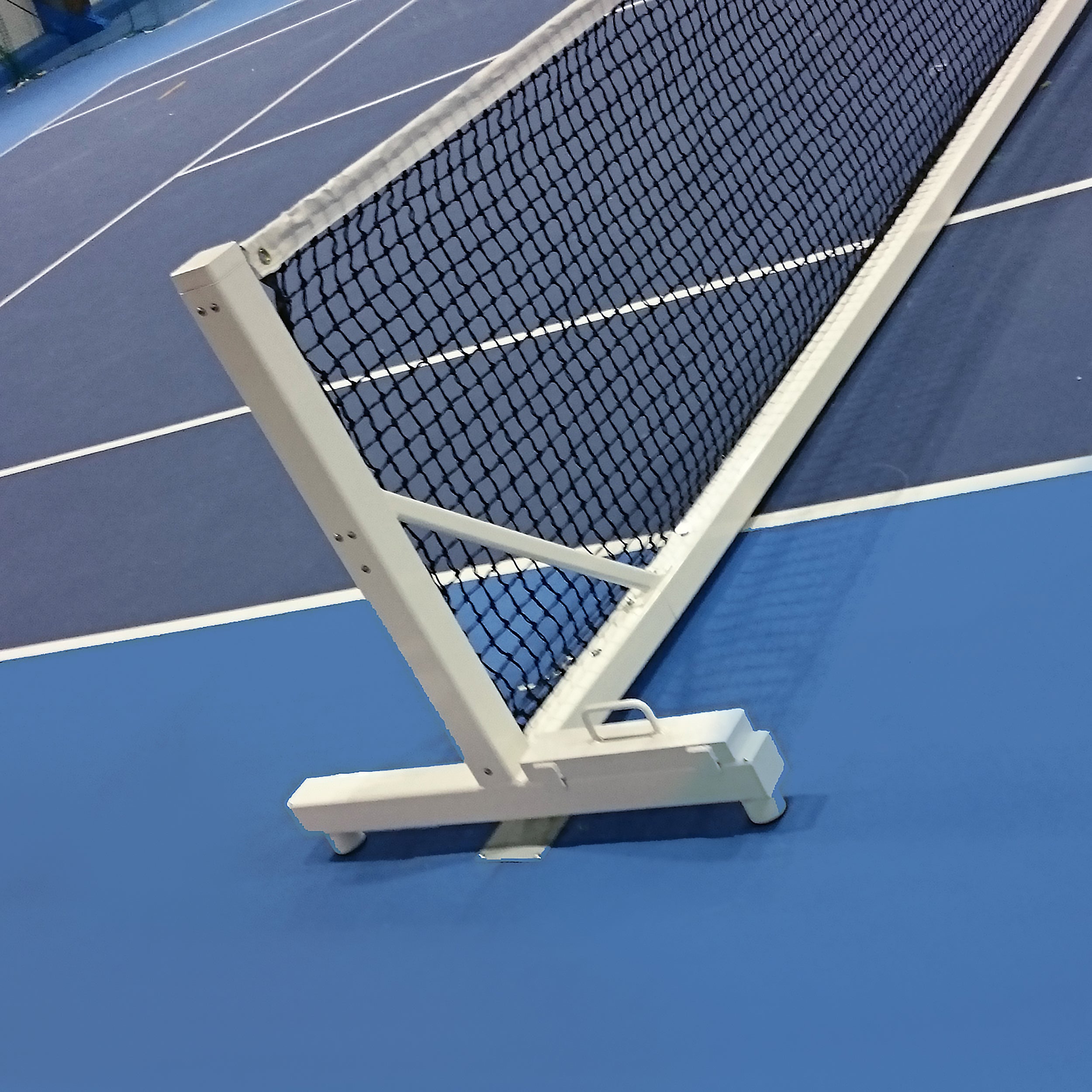 Tennisanlage PROFI aus Stahl - transportabel - 12,80m