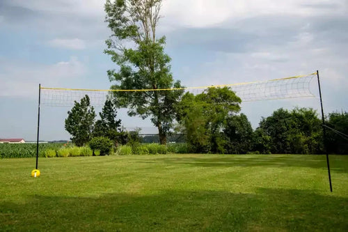 Volleyball-Set 6m - Mit Pfosten, Netz, Ball und Pumpe