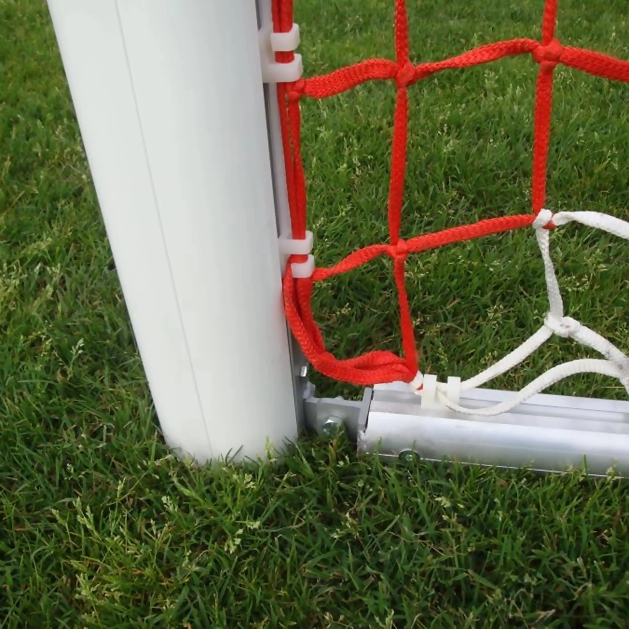 Full-Size Transportable Aluminium Football Goal - 7.32m x 2.44m Powershot