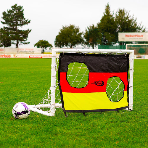 Football uPVC Goal with Shooting Wall - 1.2m x 0.8m Powershot