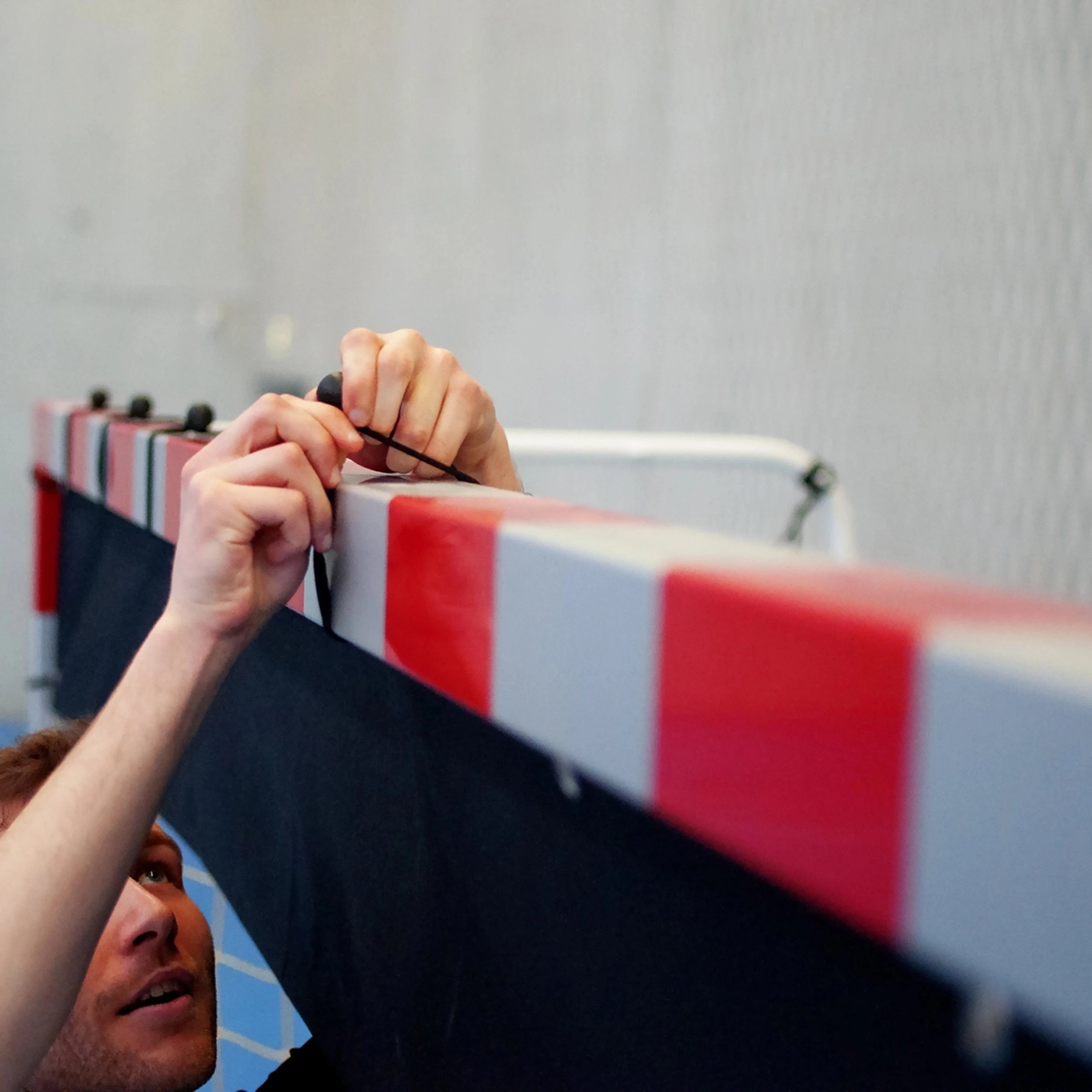 Handballtorverkleinerer aus Polyester für die Höhe des Tores zu reduzieren