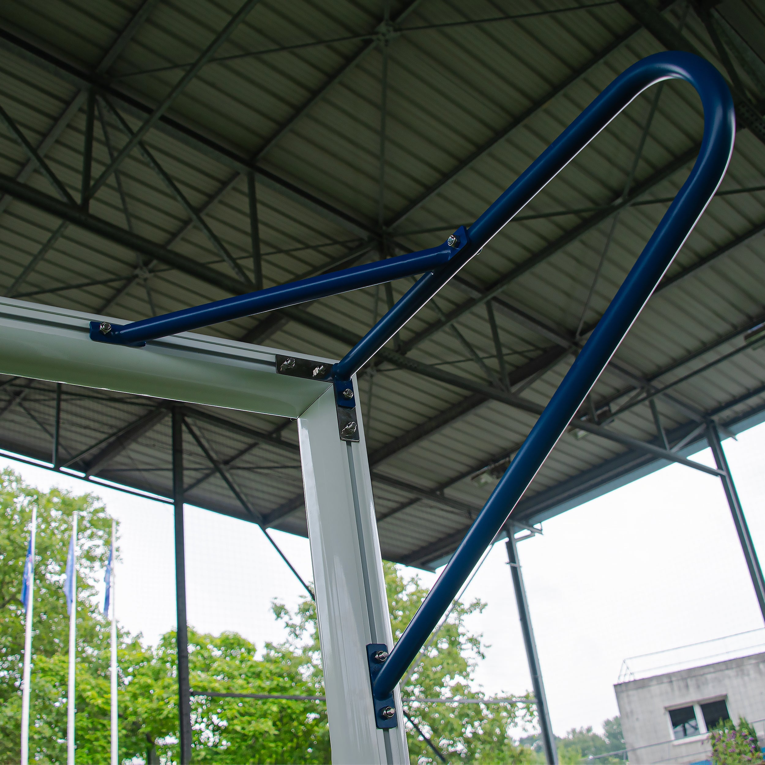 Transportable professional 11-a-side football goal aluminium - 7.32 m x 2.44 m Powershot