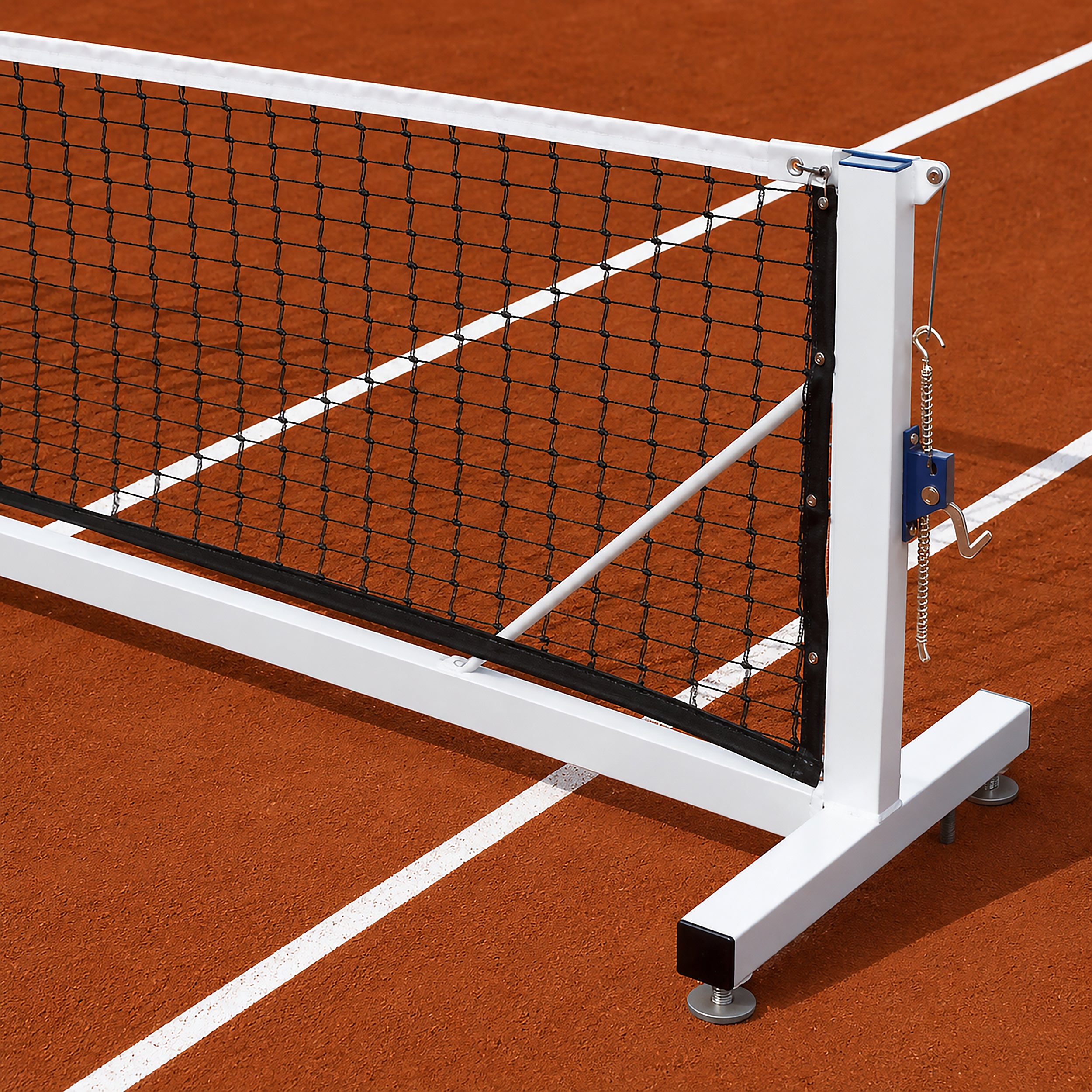 Tennisanlage PROFI aus Stahl - transportabel - 12,80m