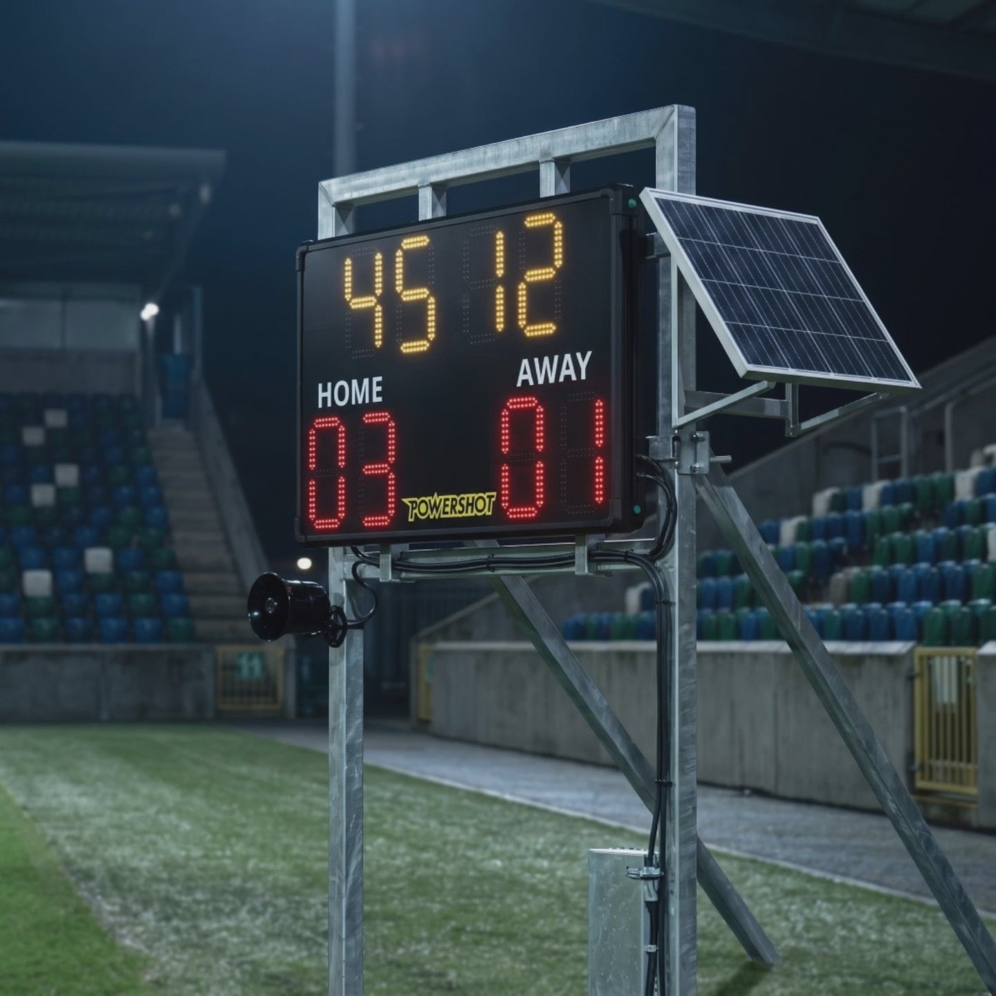 Innovative Outdoor-Fußball-Anzeigetafel – 110 cm x 70 cm x 7 cm